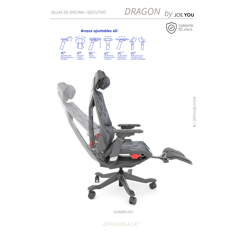 Sillon Dragon Gamer