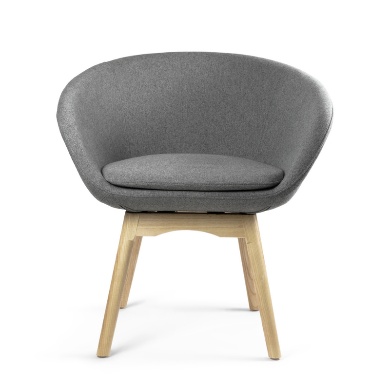 Sillón Brizna pata madera