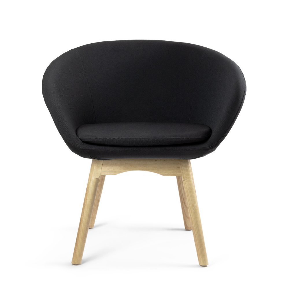 Sillón Brizna pata madera