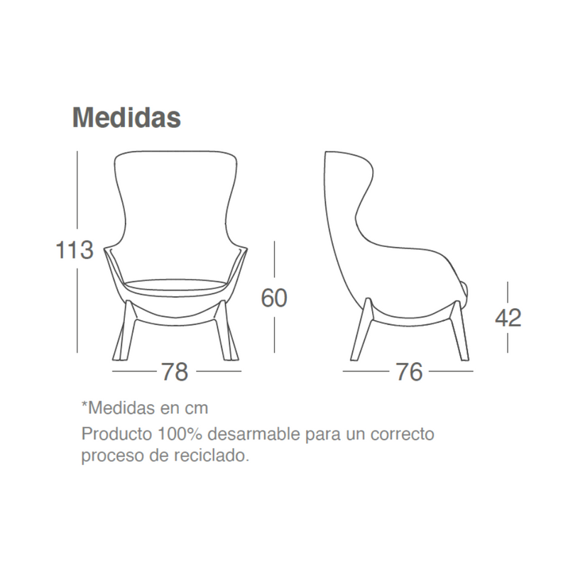Sillón Queen