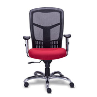 Sillon Ejecutivo En Malla Tapizado en Tela
