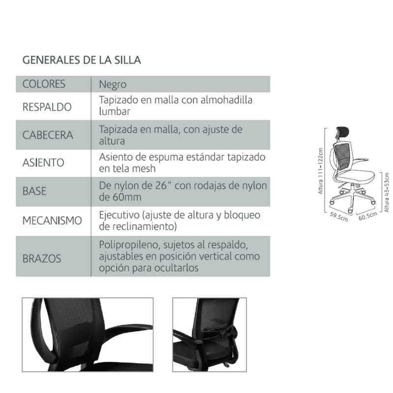 Sillón Oliver Cabecera